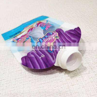 Oem Empty Plastic Skin Care Spout Pouch Packaging Bag For Cosmetic