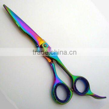 Hair Scissors Multi Titanium Coated 7"