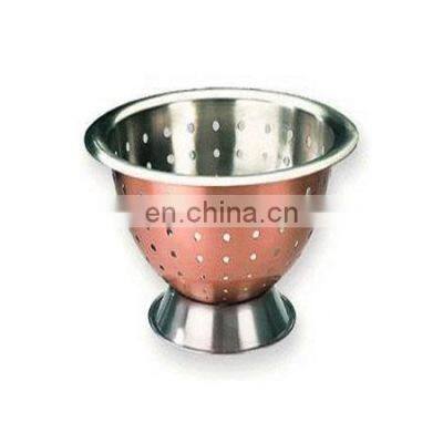 Professional Elegant Stainless Steel Copper Pedestal Colander New Arrival Enamel Coated Ice Colander For Sale