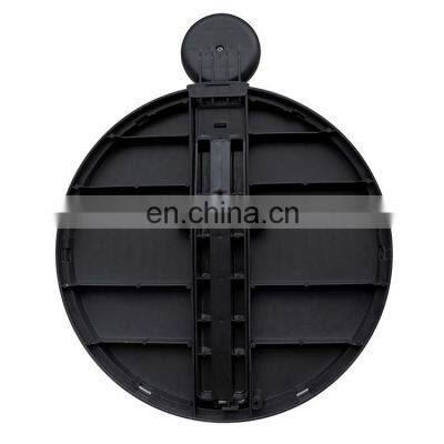 Household Elegant Black 5L Pedal Bin Bathroom Hotel Dustbin With Cover photo-2