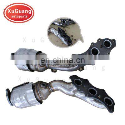 High quality  Three-way Exhaust manifold with front CATALYTIC CONVERTER FOR Toyota Prado 4000 2008-2011 new model