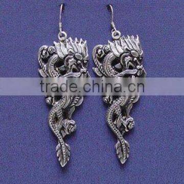 Silver earrings