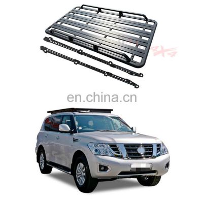 Manufacturer Supplier Auto Parts Aluminum Platform Roof Rack For Patrol-y62