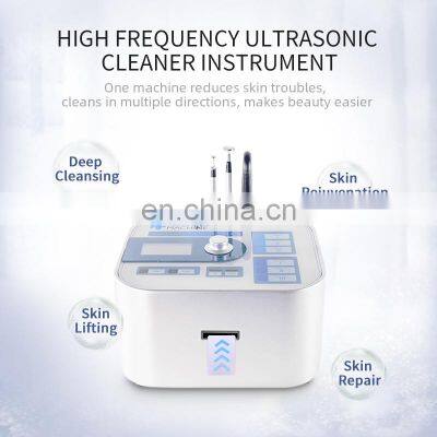 2 IN 1 Negative Ion Facial Deep Cleaning Instrument High Frequency Sonic Cleaning Skin Lifting Rejuvenation Eye Care Machine
