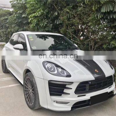 Runde PD Style For Porsche Macan Upgrade Prior Design Wide Body Kit Front Bumper Side Skirts Rear Bumper Wheel Eyebrow photo-3