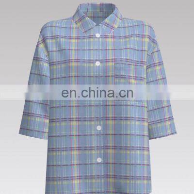 2022 Hot Sale 100%cotton Seersucker Check Design for Women photo-5
