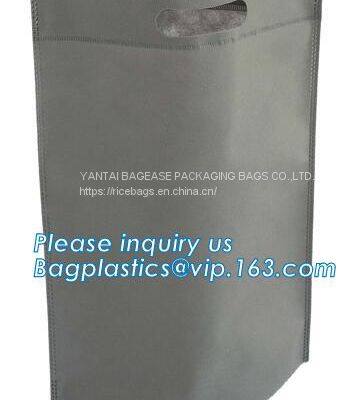 Gift Reusable Tote Bags Travel To-Go Food Containers Non-Woven Fabric Party Tote Bags Reusable Shopping Grocery Bags photo-2