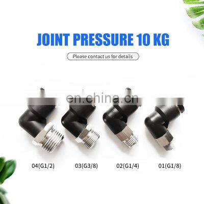PL6-01 PL6-02 PL8-01 PL8-02 PL8-03 PL8-04 PL10-02 PL12-02 High Quality PL Right Angle Push-in Fittings Pneumatic Quick Coupler photo-5
