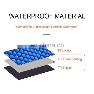 Winter Inflating Insulated Foot Press Sleeping Pad Mat Mattress With Pillow For Camping Camp Inflatable Outdoor Sleeping Pad photo-3