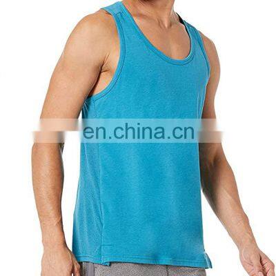 Mens 2022 Sports Sleeveless Travel Home Vest Gym Mens Tank Top Fitness Running Custom Logo Tank Top