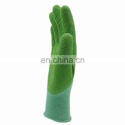 13G Firm Grip Wave Latex Coated Construction Safety Gloves photo-2