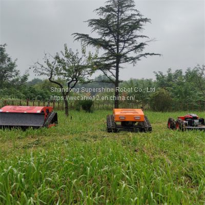 remote control track mower, China robot slope mower price, slope mower for sale