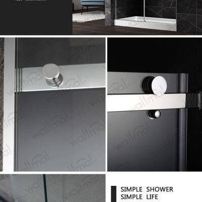 Modern Bathroom Simple Shower Glass Cabin Bath Portable Steam Handle Glass Door Pull Hand Sliding Shower Rooms photo-5