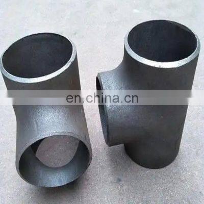 Custom Butt Welding Reducing Seamless Tee Cold Drawn Carbon Steel Tee Large Diameter Fittings photo-3