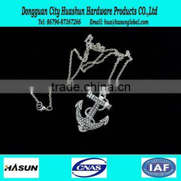 Latest Gold Pendant Necklace Jewelry Anchor Necklace photo-2