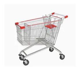 80-Liter-Supermarkt- und Lebensmittelwagen, neuer Typ faltbarer Einkaufswagen