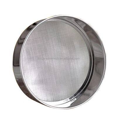 Factory Price 6-24 Inch Lab Test Sieves Stainless Steel Woven 1 Micron-2000 Micron Filters for Particle Analysis Bent Cut Welded