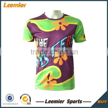 Breathable sublimated short sleeve motocross jersey