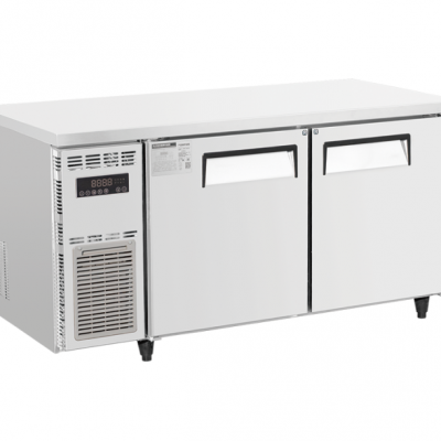 Refrigerador comercial de acero inoxidable, equipo de refrigeración para cocina, mostrador de trabajo con refrigeración por aire, enfriador