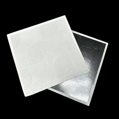 Moisture-Proof PVC Gypsum Ceiling Tile 595x595mm for Hospitals and Laboratories with High Hygiene Standards