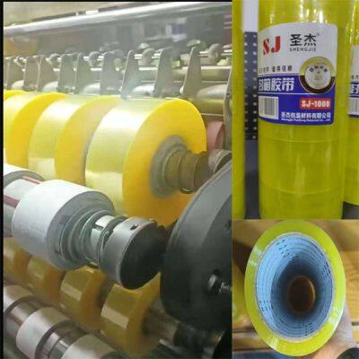 Carton Packaging Yellow Transparent Pack Opp Adhesive Packing Yellowish Tape