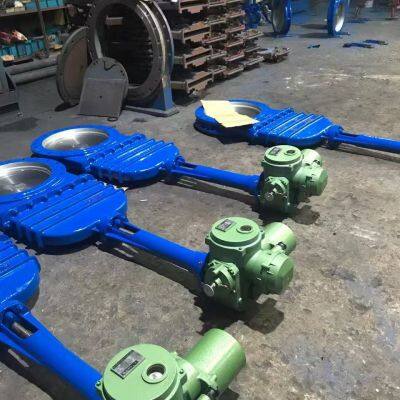 Slurry Knife Gate Valve Hot Selling PN16 DN100 Cast Ductile Iron Manual Electric Pneumatic Control for Water Gas Oil Media photo-6