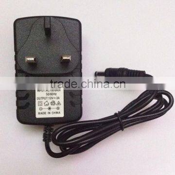12V 2A UK Type AC to DC Adapter With 5.5/2.1mm Plug photo-2