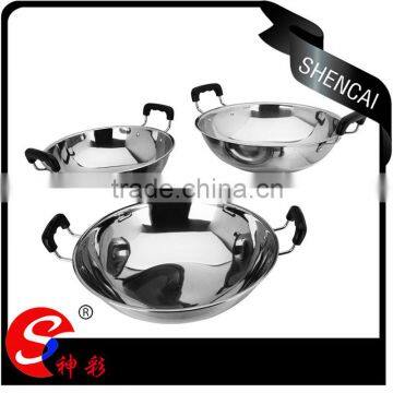 New Design Stainless Steel frying pan/ Balti Dish cooking/ kitchen tool set