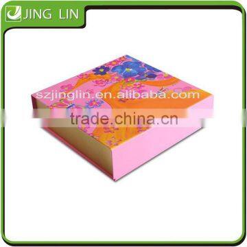 Any size folding rectangle shaped gift box for cartoon books