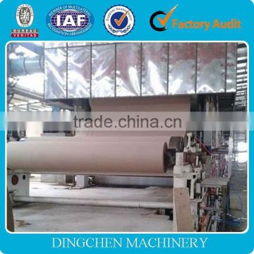 DingChen-1880 waste paper production line for corrugated machine