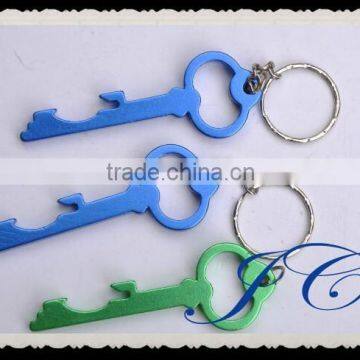 New design key shaped aluminum alloy bottle opener manufacture