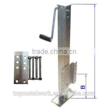 Trailer jack for trailer parts