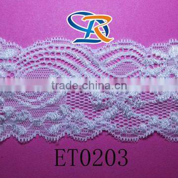 african swiss voile lace silver white lace garter lace