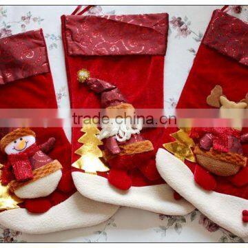 Large Size Christmas Gift Sock /Soft Christmas Sock of Candy Bag /New Arrival of Christmas Bag