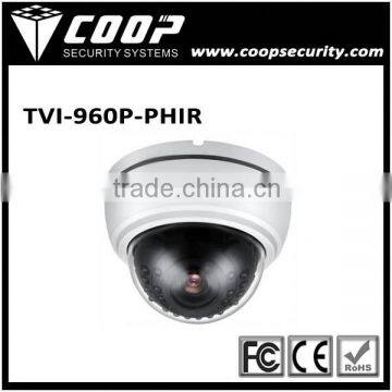 3.6mm Fixed Lens 1.3MP Indoor IR Plastic Camera HD TVI CCTV 960P Dome Camera