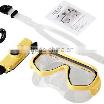 2016 High Quality USB2.0 High Speed Underwater Diving Mask Camera DVR Camcorder with 30m Waterproof