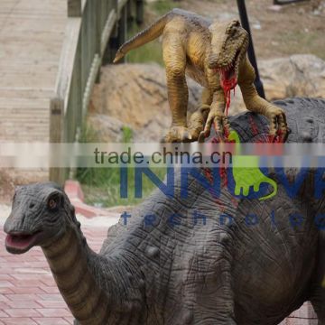 Mechanical robotic cartoon dinosaur and good dinosaur animatronic