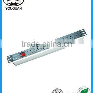 8 ways America Type Power Strip PDU Socket