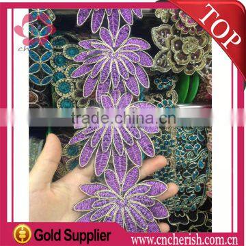 Hot sale cheap price 9cm lace african latest lace accessories for fashion clothes