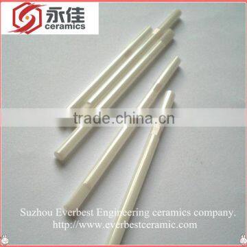 Polish Zirconia(ZrO2) ceramic shaft with fluting