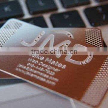 stainless steel business card with many shape