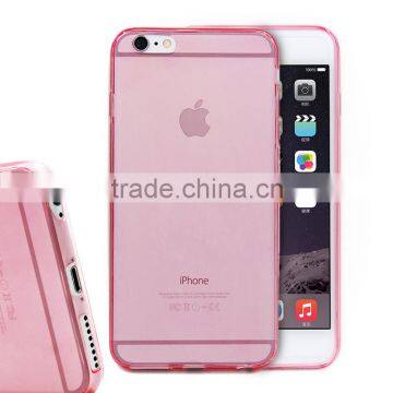 Ultra-thin for iphone 6 clear case 4.7 / gel transparent 5.5 inch TPU cell phone case /bulk cheap Mobile TPU case for Iphone 6s