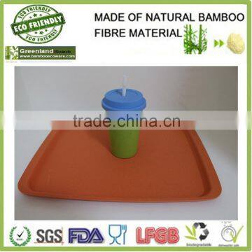 Colorful Biodegradable Bamboo Fiber Fast Food Tray photo-5