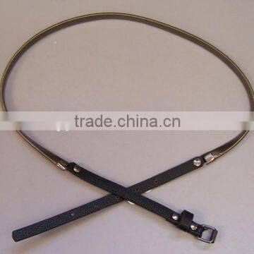 Metal Chain Decorative PU Belt -- E1543 photo-2