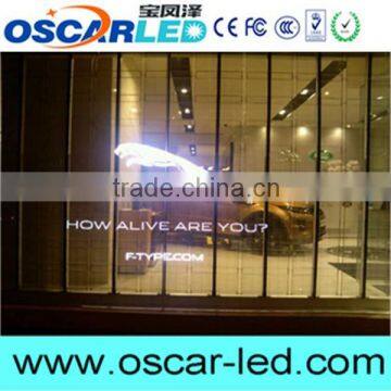 Latest Led Product High Quality Indoor Shop/mall Transparent Full Color Advertising Wall Glass Led Screen photo-2
