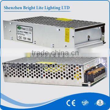 Factory price! led power supply 12V 10A 24-120W for led strips