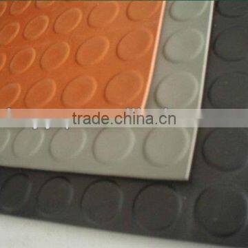 anti-fatigue round botton rubber mat