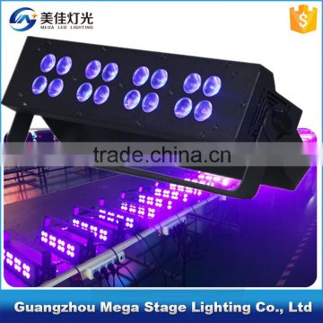 16x3w disco dj light for wedding bar UV led stage black lighting