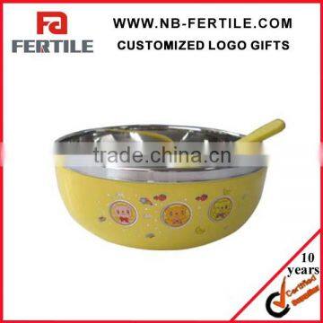 2014 New Arrival Stainless Steel Bowl With Spoon Thermal Insulated photo-2