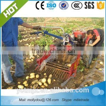 walking tractor potato peanut garlic harvester , potato peanut garlic digging machine